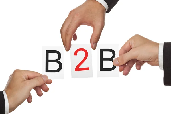 Concetto B2B — Foto Stock