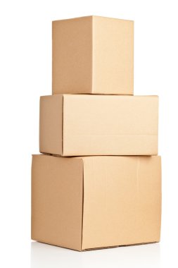 Stack of cartons clipart