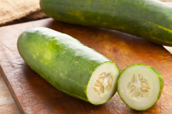 Garden cucumbers — Stock Photo, Image