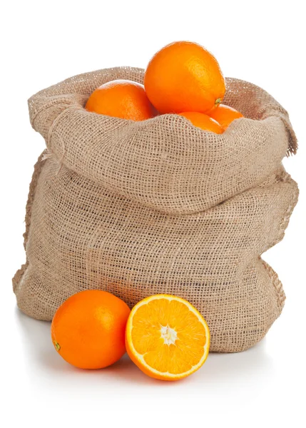 Oranges sack — Stock Photo, Image