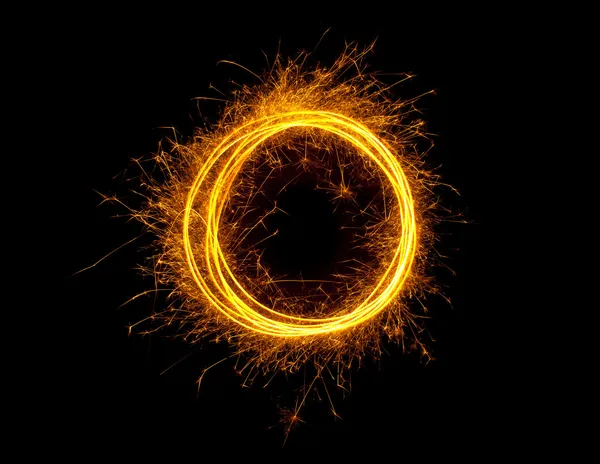 Fire circle — Stock Photo, Image