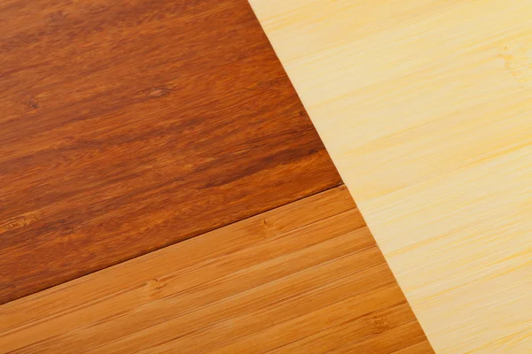 Bamboo laminate flooring samples — Stock Photo, Image