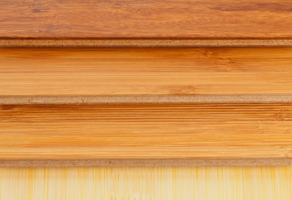 Piso laminado de bambu de perto — Fotografia de Stock