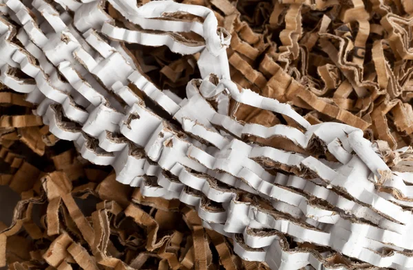 Recycled corrugated cardboard — Stock Photo, Image