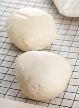 taze yapılmış mozzarella