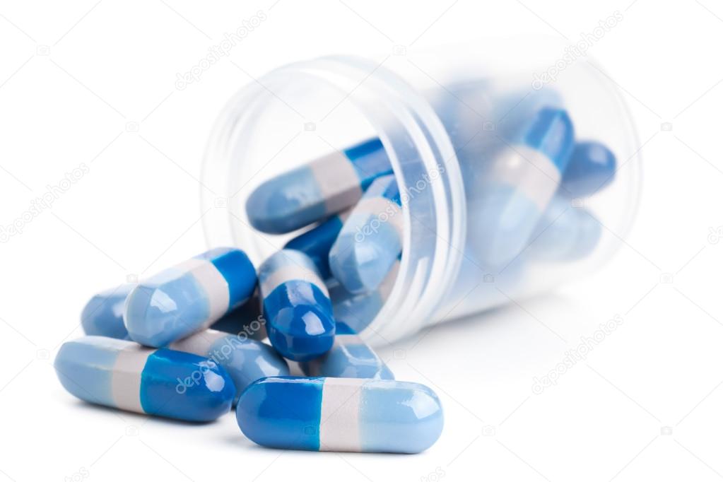 Pills in pill bottle