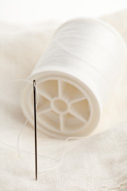 dikiş iğne ve iplik makro