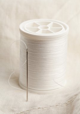 dikiş iğne ve iplik makro