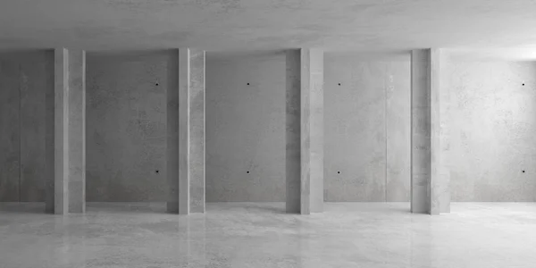 Abstrato Vazio Sala Concreto Moderno Com Iluminação Indireta Direita Com — Fotografia de Stock