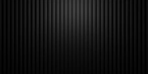 Moderní Minimální Černé Vertikální Trubky Pole Geometrický Vzor Pozadí Plochý — Stock fotografie