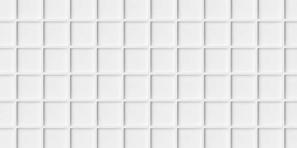 Many Inset White Cube Boxes Block Background Wallpaper Banner Full — Stock fotografie