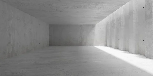 Abstrait Vide Moderne Salle Murs Béton Avec Lumière Ouverture Plafond — Photo