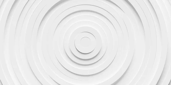 Many Concentric Random Offset White Rings Circles Background Wallpaper Banner — Stock Fotó