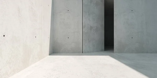 Abstract Empty Modern Concrete Walls Exterior Room Door Opening Industrial — Fotografia de Stock