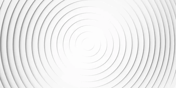 Concentric Linear Offset White Rings Circles Steps Background Wallpaper Banner — Foto de Stock