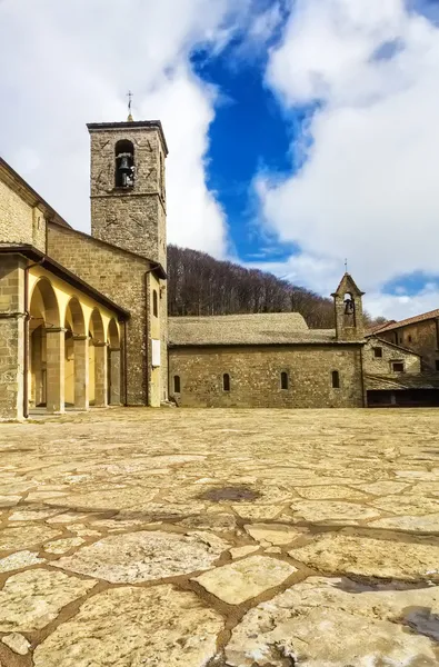 Het heiligdom van la verna in Toscane in Toscane — Stockfoto