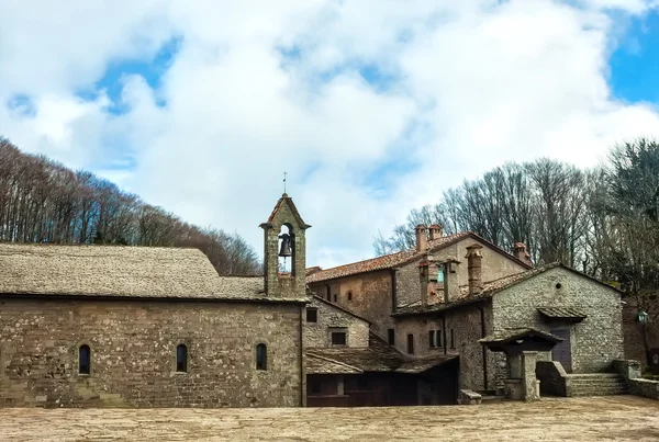 O Santuário de La Verna na Toscana, Itália — Fotografia de Stock