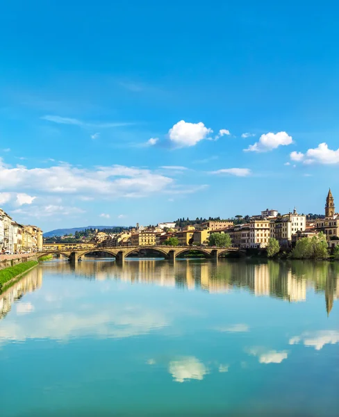 Hemel reflectie in florence — Stockfoto