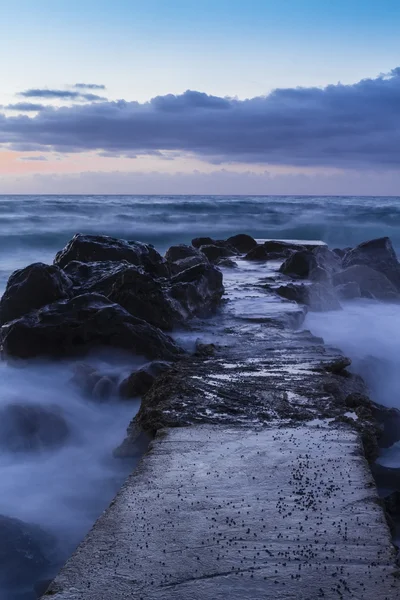 La costa siciliana al atardecer —  Fotos de Stock