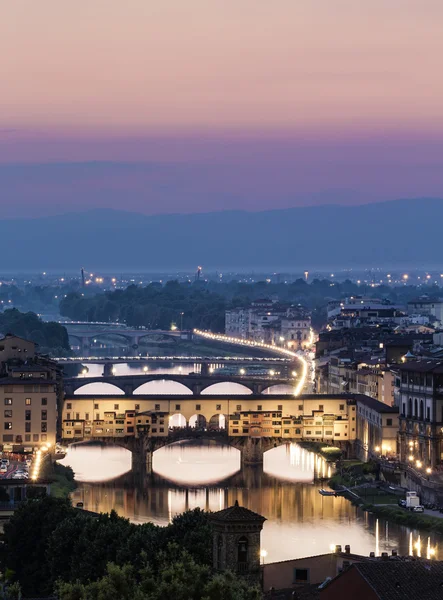 Zonsondergang in Florence — Stockfoto