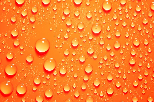 Background of water big and small drops — Stock Photo, Image