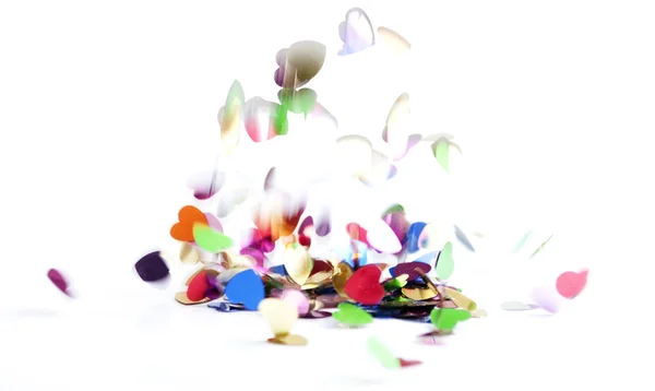 Corazones confeti —  Fotos de Stock