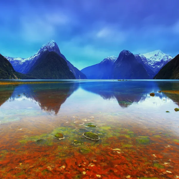 Milford sound, Nowa Zelandia — Zdjęcie stockowe