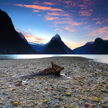 Milford Sound beautiful view, New Zealand clipart