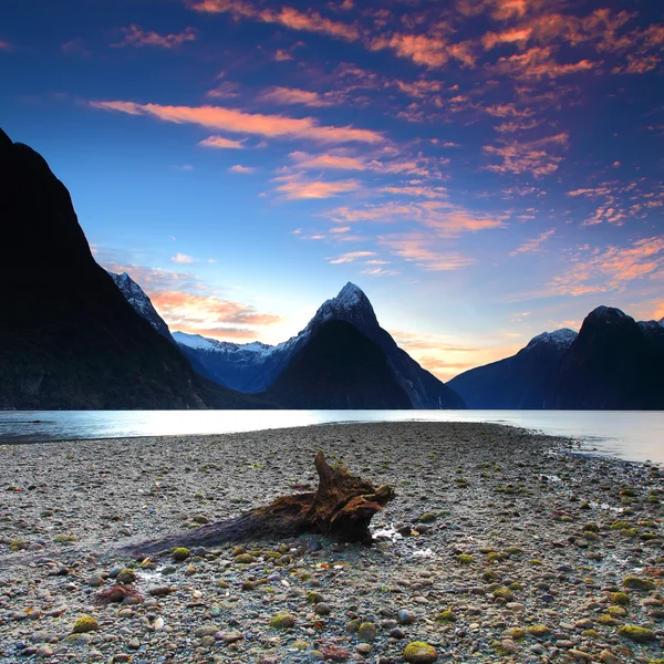 Zvuk Milford, Jižní ostrov, Nový Zéland — Stock fotografie