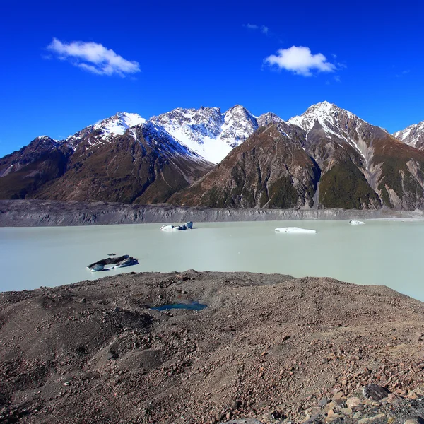 Tasman Glacier, New Zealand — Stock Photo, Image