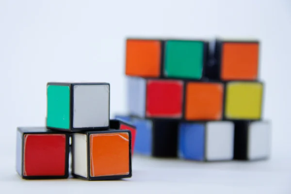 Rubik och vit — Stockfoto