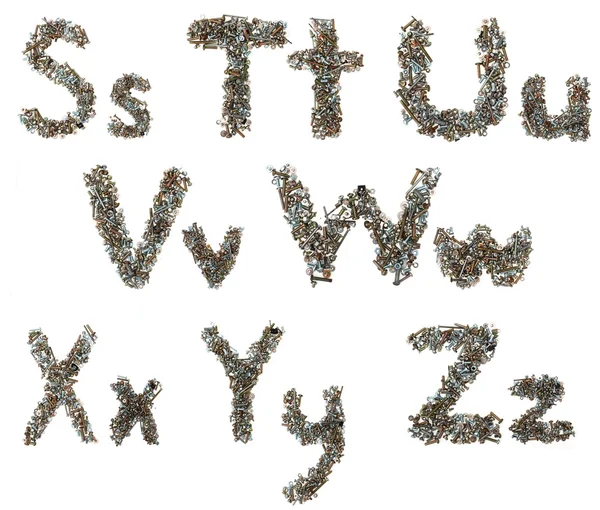 çivi ve alfabe cıvata