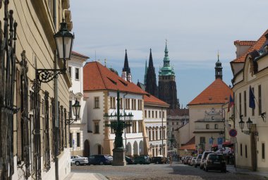 Prag Kalesi, sokak loretto görünümünden