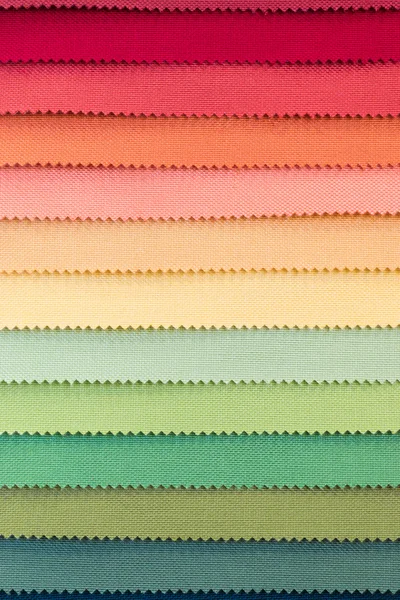 Farbmuster von Textilien — Stockfoto