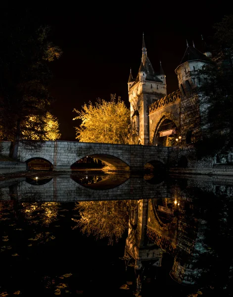 Reflection of castle — Stock Fotó