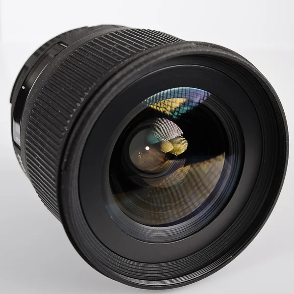 Bir kameranın lens — Stok fotoğraf