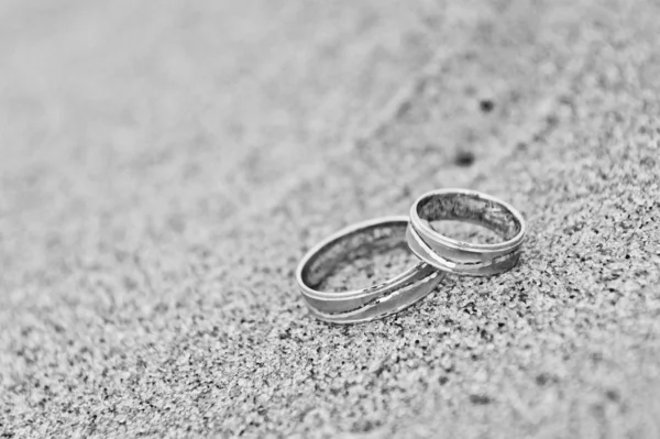 Anillos de boda — Foto de Stock