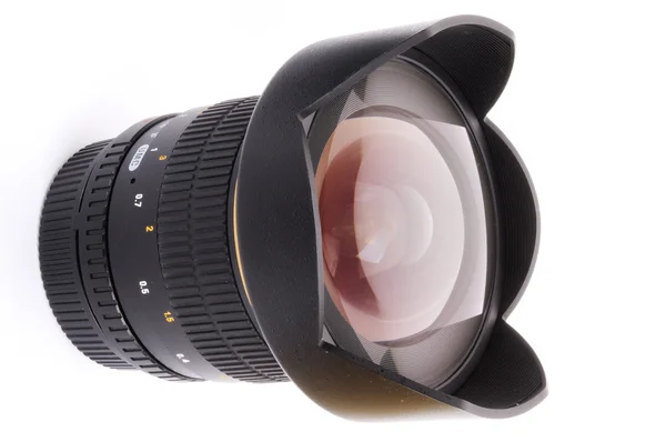 Bir kameranın lens — Stok fotoğraf