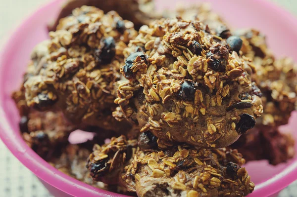 Haferkekse gebacken — Stockfoto