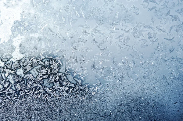 Frost on the window — Stock Photo, Image