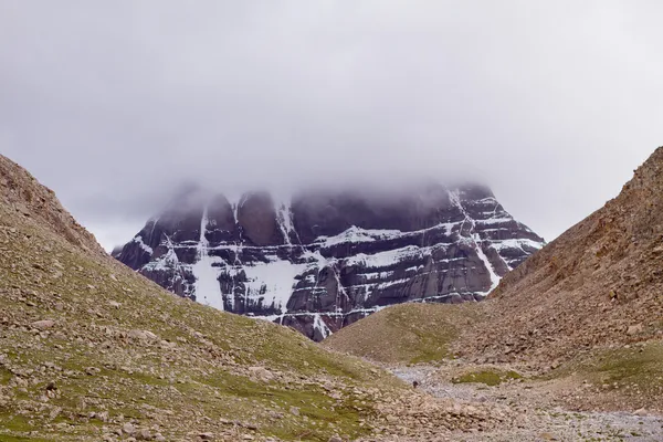 Kailash mountain severní svah — Stock fotografie