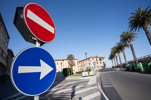 Road Sign stop Right turn traffic sign