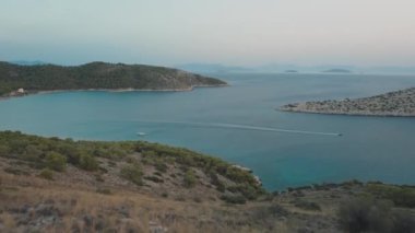 İyonik Deniz video 4K İHA 'sıyla Yunanistan' da yat turu