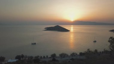 İyonik Deniz video 4K İHA 'sıyla Yunanistan' da yat turu