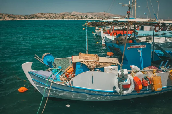 Viajar ao redor da Grécia iates no mar Jônico — Fotografia de Stock