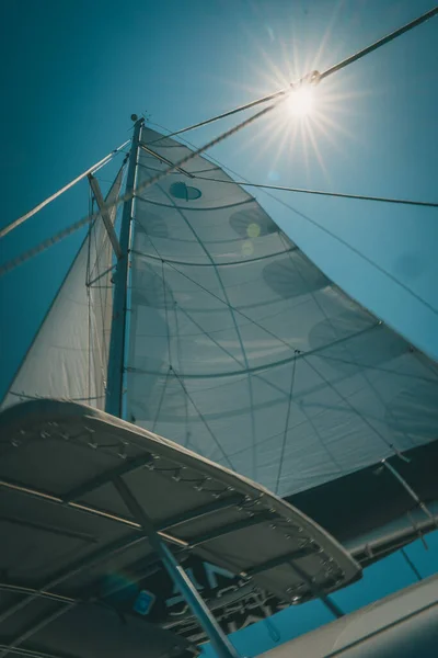 イオニア海でのギリシャヨットの周りの旅行 — ストック写真
