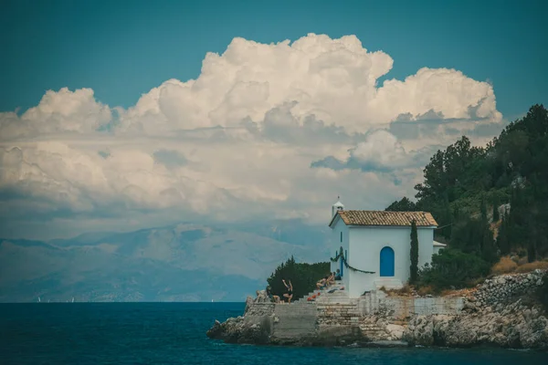 Utazás körül Görögország jachtok Ionic Sea — Stock Fotó