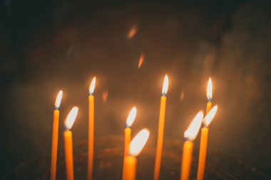 Kefalonia Adası, Yunanistan 'daki Kutsal Manastır sunağı