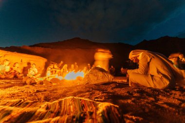 Night art of Dahab Egypt