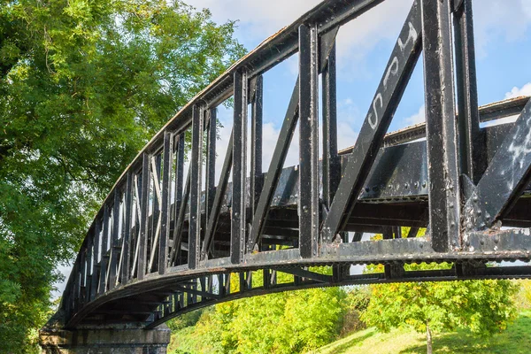 Eiserne Kanalbrücke — Stockfoto